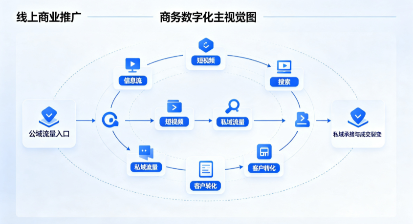 红原县线上商业推广怎么做？全域流量闭环搭建与低成本转化实战指南